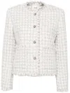 B+ab Raw-finish Tweed Jacket In Neutrals