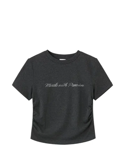B+ab Rhinestone-embellished T-shirt In Black
