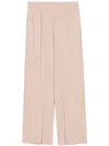 B+ab Ribbed Wide-leg Trousers In Pink
