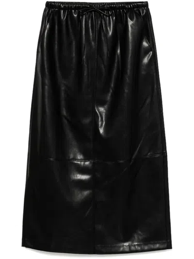B+ab Rock Aus Faux-leder In Schwarz