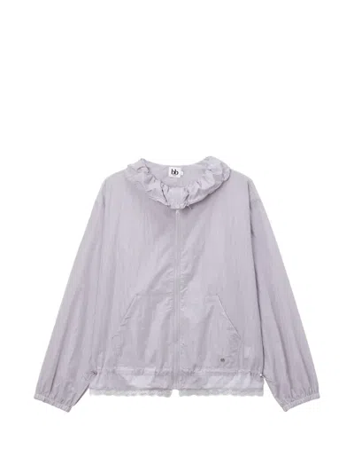B+ab Jacke Mit Rüschen In Purple