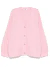 B+ab Scarf Cardigan In Pink