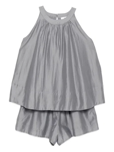 B+ab Shirred-effect Short Set