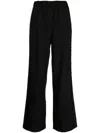 B+ab High-waisted Wide-leg Trousers In Black