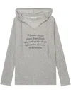 B+ab Hoodie Mit Slogan-print In Grau