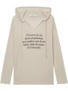 B+ab Hoodie Mit Slogan-print In Nude