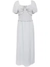 B+ab Smocked Detailing Dress In 蓝色
