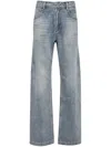 B+ab Straight-leg Jeans In 蓝色