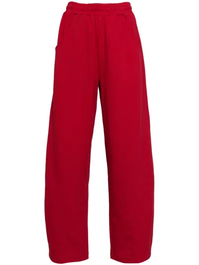 B+ab Straight-leg Track Trousers In 红色
