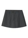B+ab Stripe-pattern Shorts In Gray