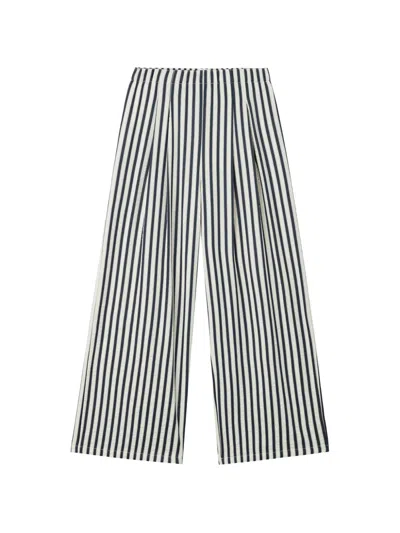 B+ab Striped Wide-leg Trousers In Multi