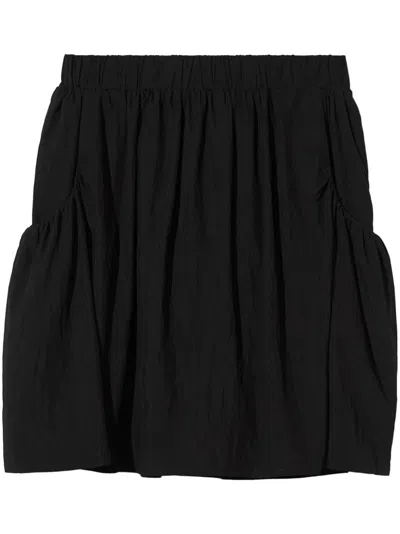 B+ab Textured A-line Minskirt In Black
