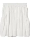 B+ab Textured A-line Minskirt In White