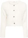 B+ab Textured Top In White