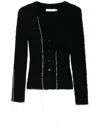 B+ab Texturised Knitted Top In Black