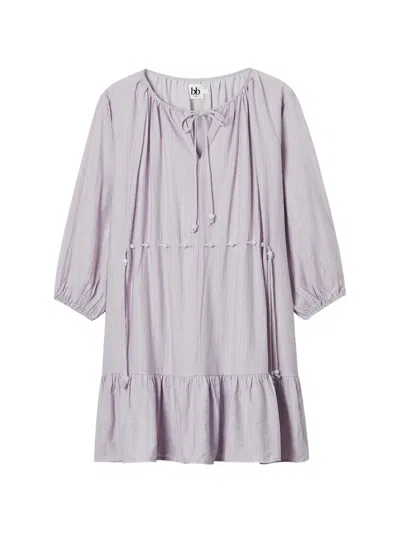 B+ab Tiered Dress In Gray