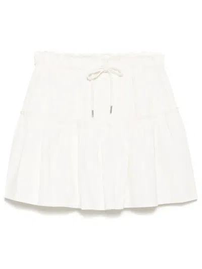 B+ab Tiered Mini Skirt In White