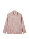 B+ab Tweed Button-up Jacket In Multi