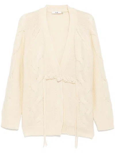 B+ab V-neck Cardigan In White