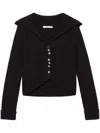 B+ab Wide-lapel Cardigan In Black