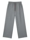 B+ab Wide-leg Trousers In Gray