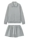 B+ab Zip-front Set In Blue