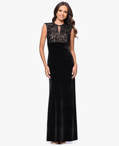 B & A By Betsy And Adam Petite Sleeveless Sheath Dress In Black