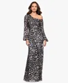 B & A By Betsy And Adam B&a By Betsy & Adam Women's Metallic One Shoulder Sheath Dress