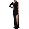 B & A By Betsy And Adam Womens Asymmetric Polyester Evening Dress