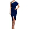 B & A By Betsy And Adam Womens Embellished Polyester Midi Dress