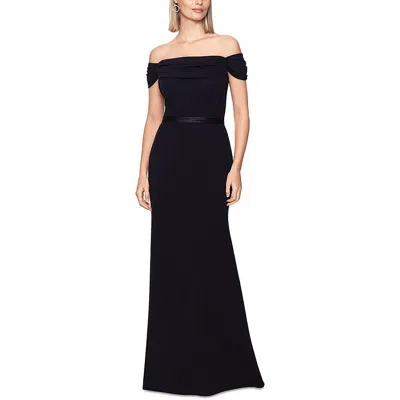 Betsy Y Adam Dresses V Neck Betsy And Adam Navy Gown V Neck Betsy Adam Dress  Dillards