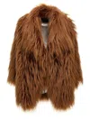 B&b Couture Bacon Short Fur Brown In Brown
