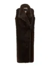 B&b Couture Bear Vest In Brown