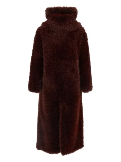 B&b Couture Biscuit Coat In Red