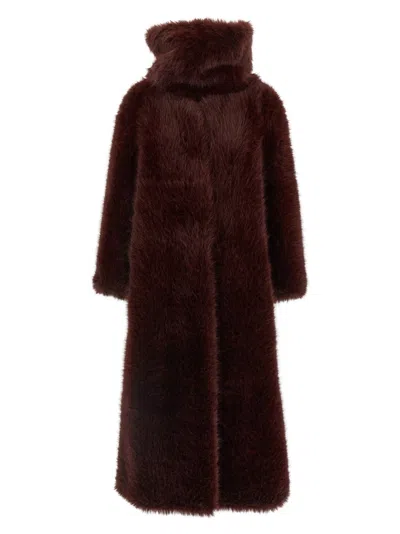 B&B COUTURE B&B COUTURE BISCUIT' ECO FUR COAT