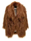 B&b Couture Bacon Short Fur Brown In Brown