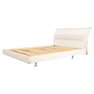 Pre-owned B & B Italia 2002 Antonio Citterio For B&b Italia Queen Size Bed And Headboard In Brown