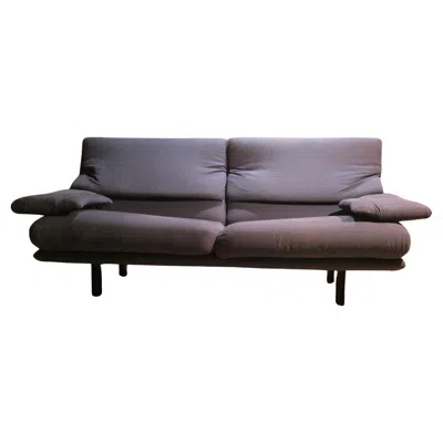 Pre-owned B & B Italia Alanda Vintage Sofa By Paolo Piva For B&b Italia, 1980s In Gray