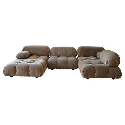 Pre-owned B & B Italia Camaleonda Modular Sofa By Mario Bellini, Vintage, Good Condition In Brown