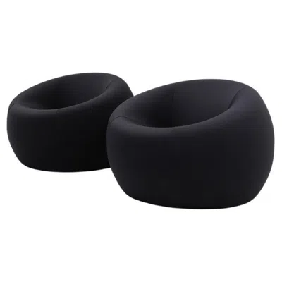 Pre-owned B & B Italia Italian Design Up1 Lounge Chairs By Gaetano Pesce For B&b Italia, 2000s In Black