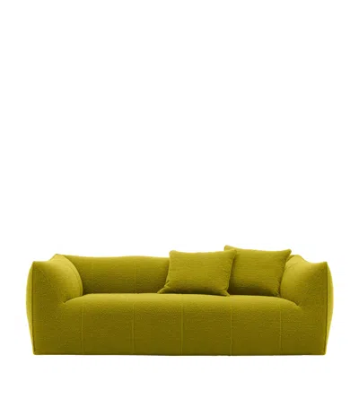 B & B Italia Le Bambole Granbambola 3-seater Sofa In Green
