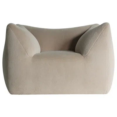 Pre-owned B & B Italia Mario Bellini Le Bambole Lounge Chair, Upholstered In Alpaca, B&b Italia, 1970s In Gray