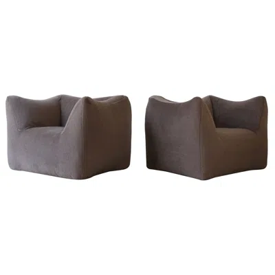 Pre-owned B & B Italia Mario Bellini Le Bambole Lounge Chairs, B&b Italia, 1970s In Black