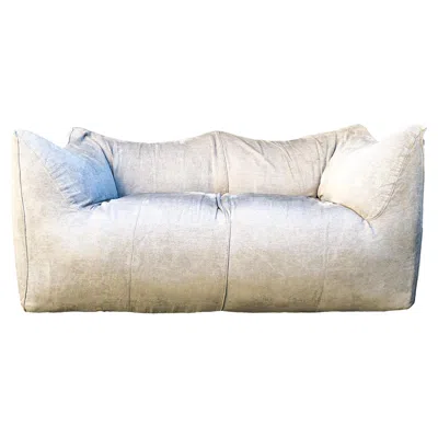 Pre-owned B & B Italia Mario Bellini Taupe “le Bambole” Two-seater Sofa For B&b Italia, 1976 In Brown