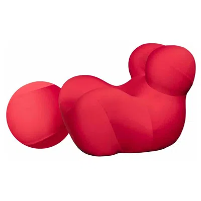 Pre-owned B & B Italia Up Du5 And Du6 Armchair And Ottoman By Gaetano Pesce For B&b, 1970s In Red