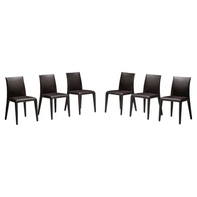 Pre-owned B & B Italia Vol Au Vent Dining Chairs By Mario Bellini For B&b Italian Italy, 2000s In Black