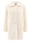 B&w Reversibile Shearling Coat