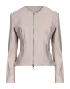 B & W Woman Jacket Blush Size 6 Soft Leather In Pink