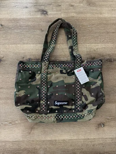Pre-owned B B Simon X Supreme B.b. Simon Denim Tote Bag In Multi