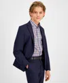 B By Brooks Brothers Big Boys Classic Fit Stretch Suit Jacket In Blue